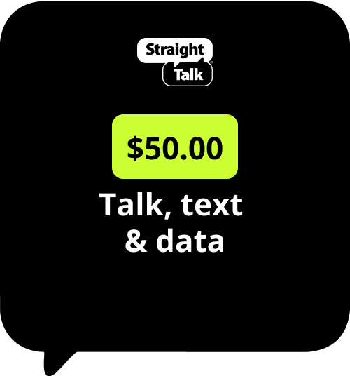 $50 talk, text, dada - 10,000 points